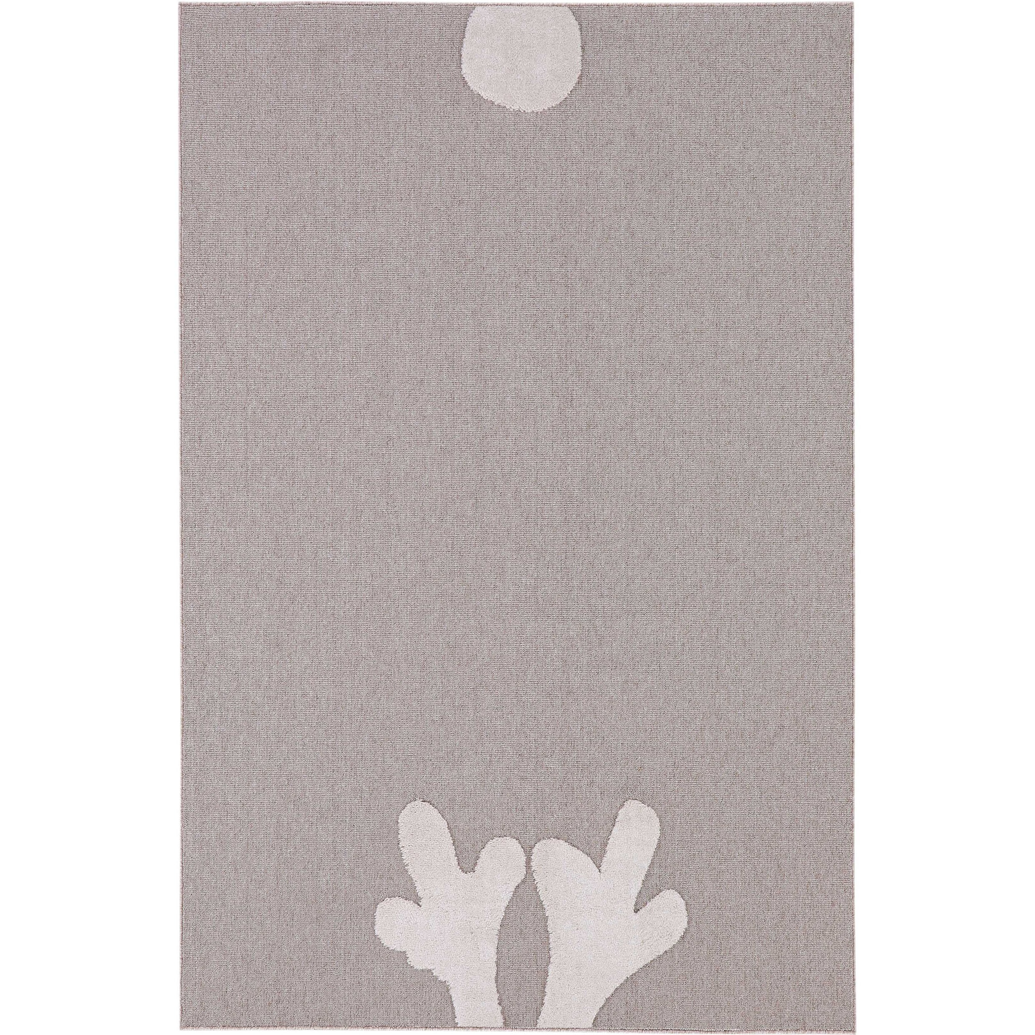 Bambi - tapis enfant motif cornes de cerf , beige