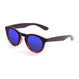 Gafas de sol OCEAN SAN FRANCISCO - Marrón up y demi marrón down / Revo azul