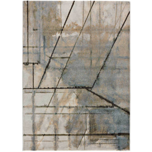 ASTRID Alfombra abstracta gris, varias medidas disponibles