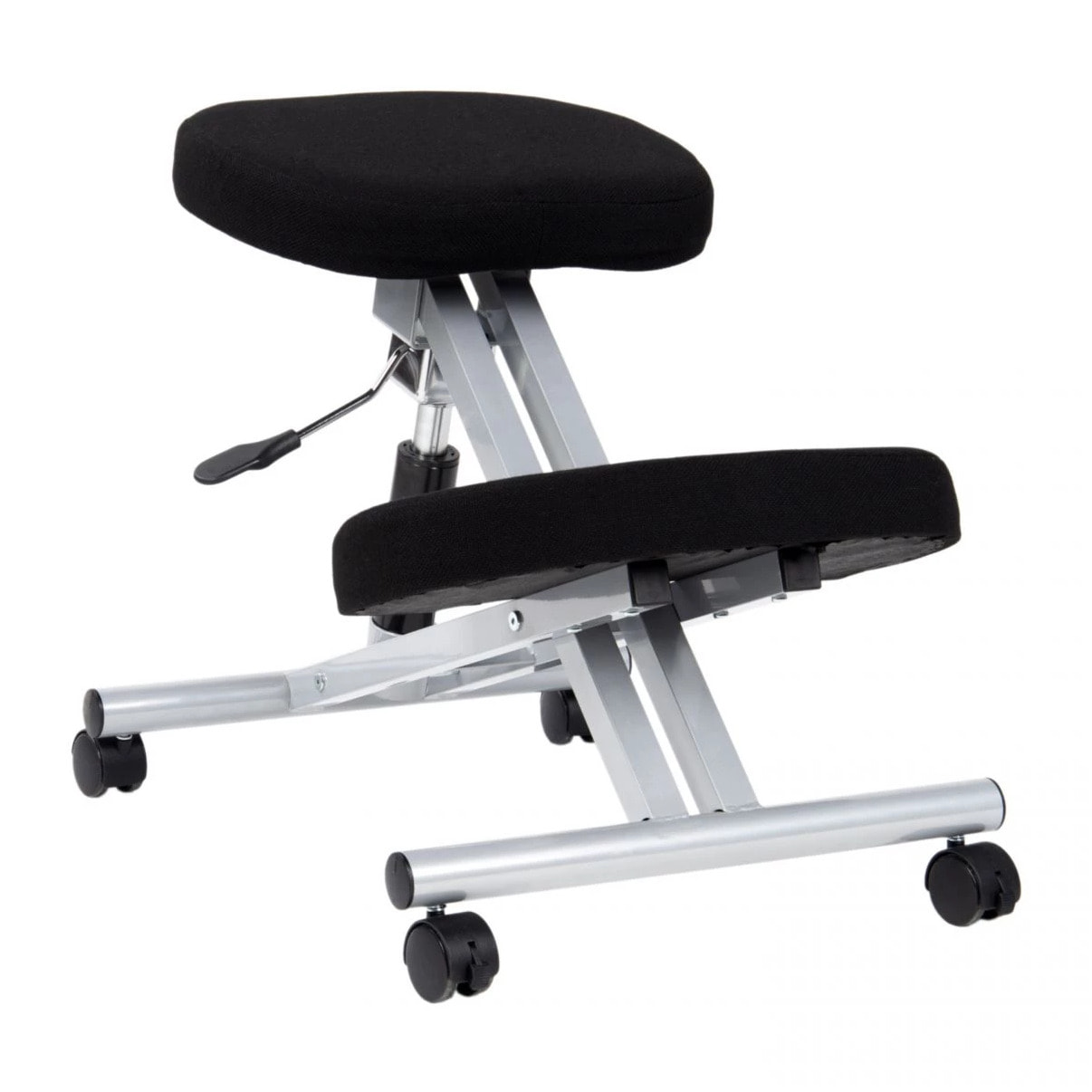 Silla ergonómica Ergochair negro aluminio Negro - Aluminio