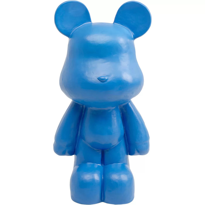 Déco ours XL 101cm bleu Kare Design