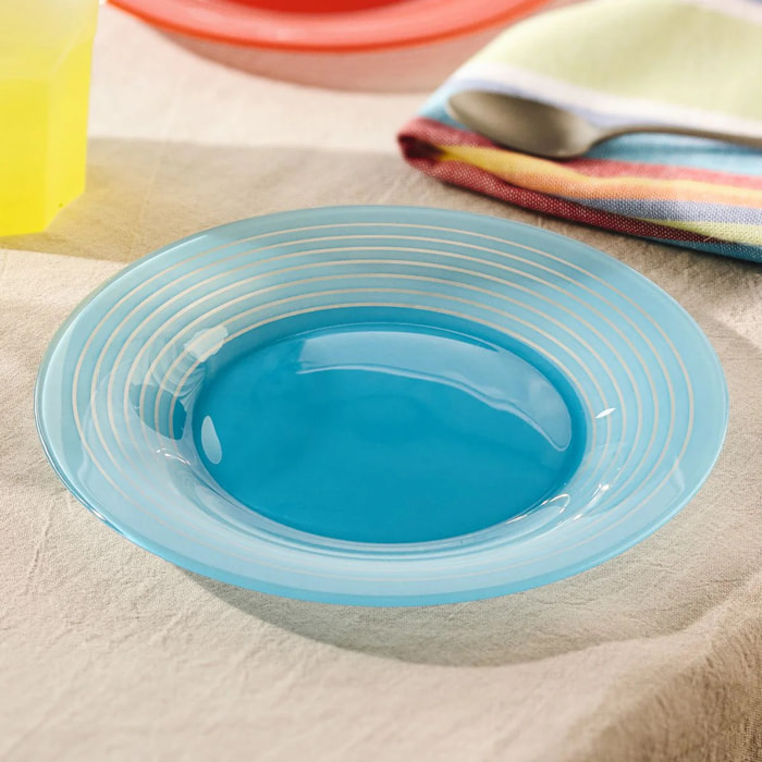 Plato de postre azul 19,5 cm Factory - Luminarc