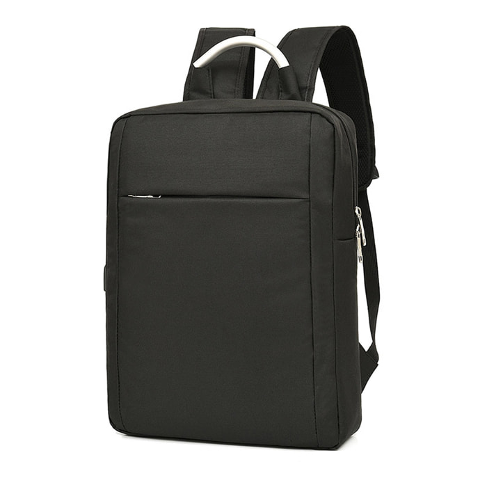 DAM Mochila para Laptop con interfaz de carga USB. 30x12x42 Cm. Color: Negro