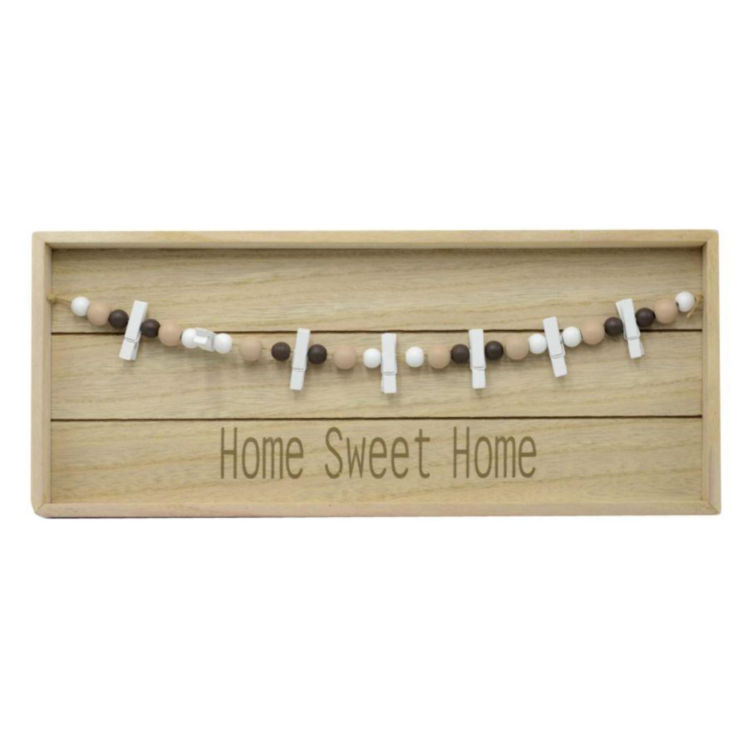 Portamemo lignum in legno rettangolare cm40x3h17