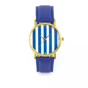 Reloj Venice Navyblue Cuero  italiano