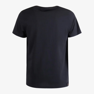 T-shirt Esercito nera in cotone uomo