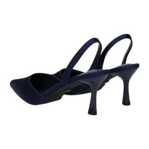 Décolleté sling back Donna Tata Italia Blu