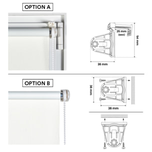 Enrollable CLIP&FIX Opaco Marfil