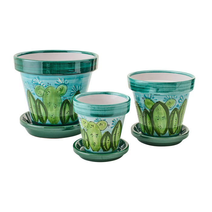 J-Line Cache-pot - céramique - multicolore - large