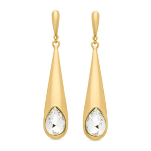 Pendientes Lux by Lux acabadoss en oro amarillo 18k