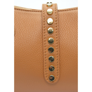 Borsa a tracolla Anna Luchini Cammello