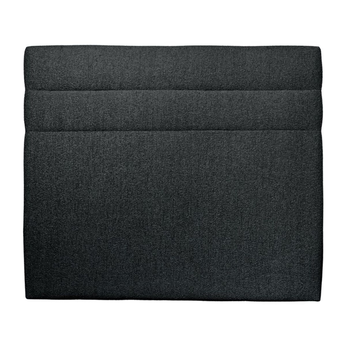 Tete de lit Bandes Horizontales Bouclette - Rembourrée A poser