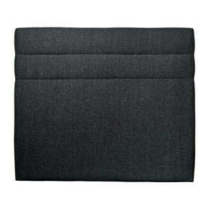 Tete de lit Bandes Horizontales Bouclette - Rembourrée A poser