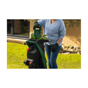 Broyeur de végétaux sans fil UniversalShredder 2x18V-25 - BOSCH - avec 2 batteries 18V 4,0Ah - chargeur - 06008E0000