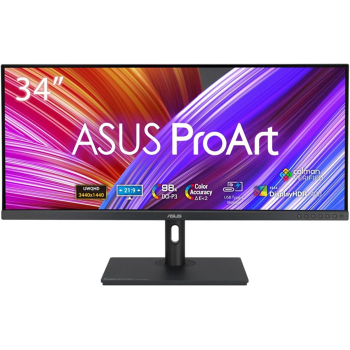 Ecran ASUS ProArt PA348CGV 34" IPS WQHD 120 Hz HDR USB-C 90W