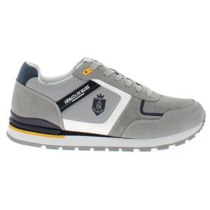 Armata di Mare Scarpe Uomo Sneakers Vintage Running con Soletta Rimovibile in Memory Foam AMU S25N716 Grey