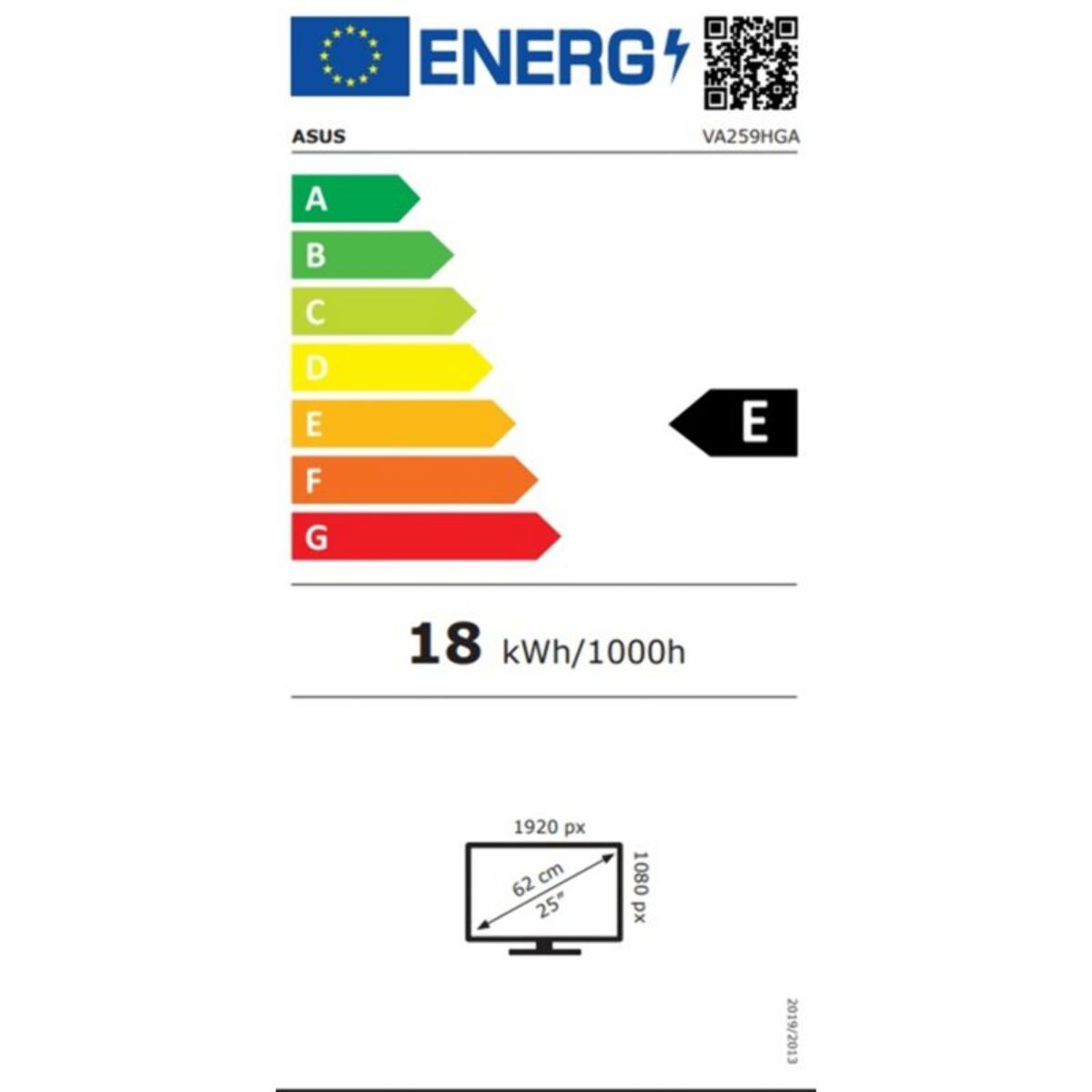 Ecran PC ASUS VA259HGA 24'' IPS