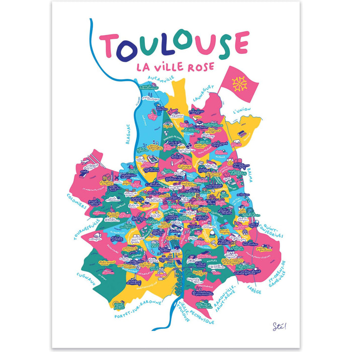 Affiche - Toulouse - Sté!