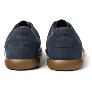 Zapatos de cordones - CAMPER Pelotas Soller - Azul - Cuero Nubuck