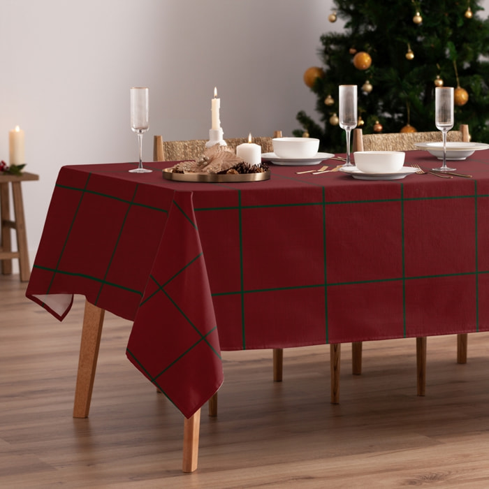 Mantel antimanchas WINDOWS ROJO