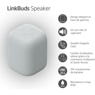 Enceinte portable SONY LINKBUDS Speaker Grise