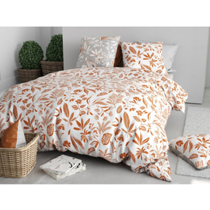 Parure housse de couette coton multicolore
