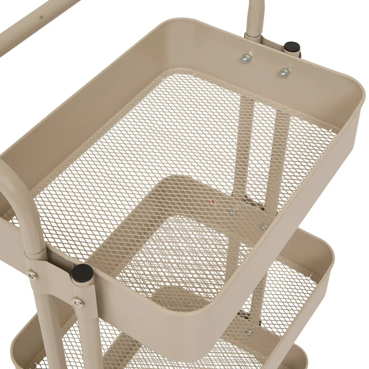 Desserte Color edition 3 niveaux 45x36,5x86cm beige