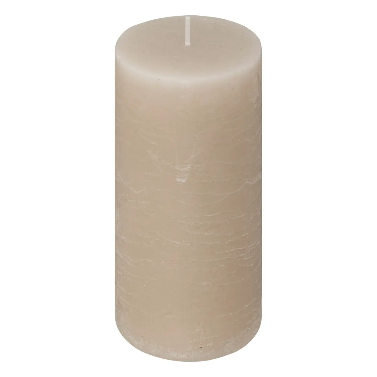 Bougie rustique gris taupe 445g