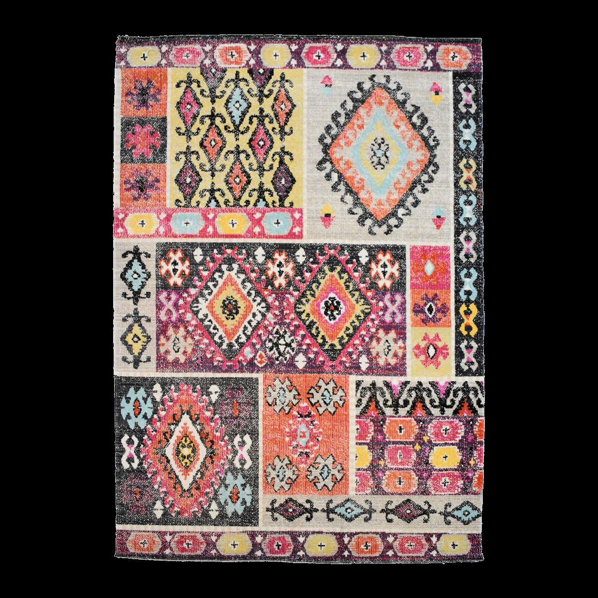 Tapis extérieur tissé kilim rectangle TEGE