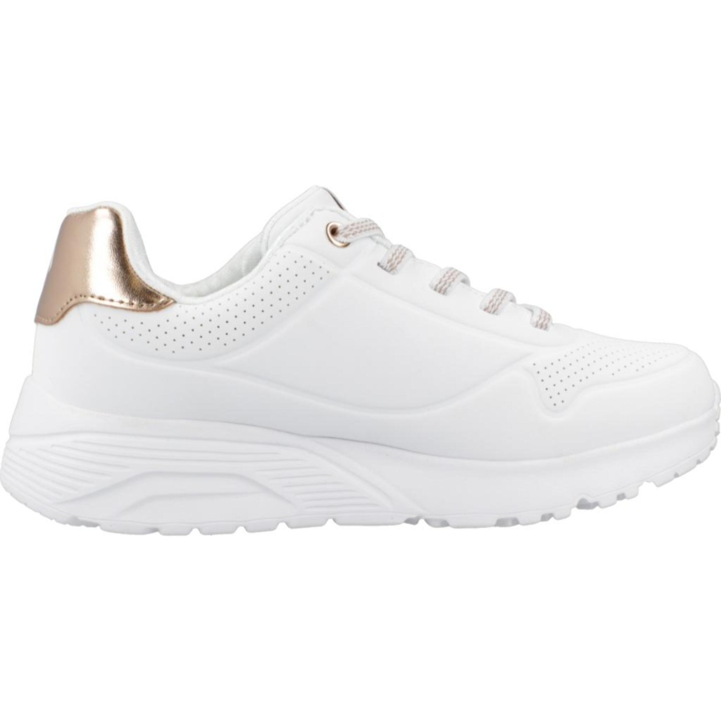 Zapatillas Niña Uno Lite-metallic Mo Blanco