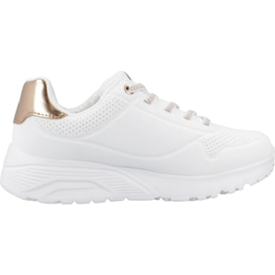 Zapatillas Niña Uno Lite-metallic Mo Blanco