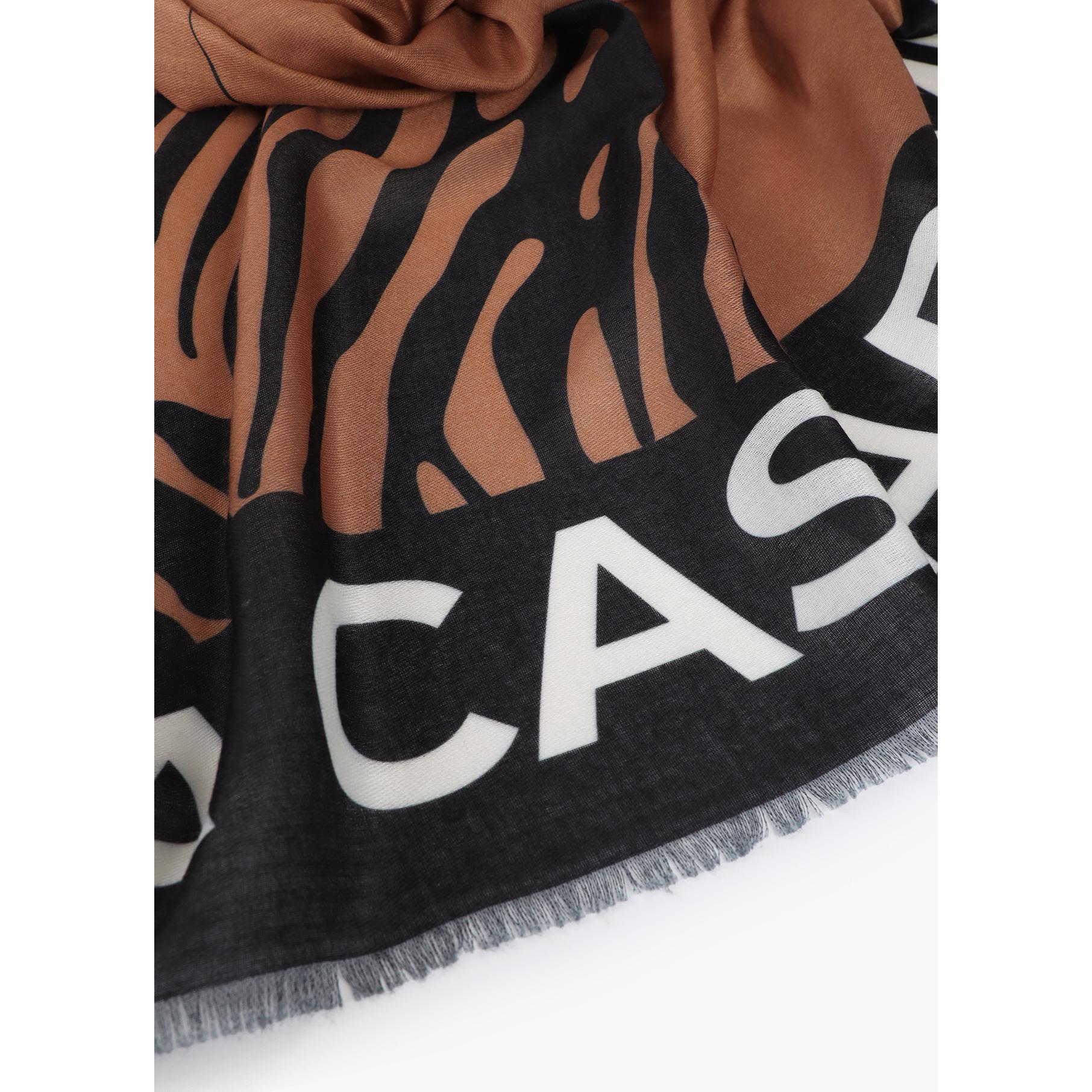 Foulard Stampa Zebra e Tinta Unita