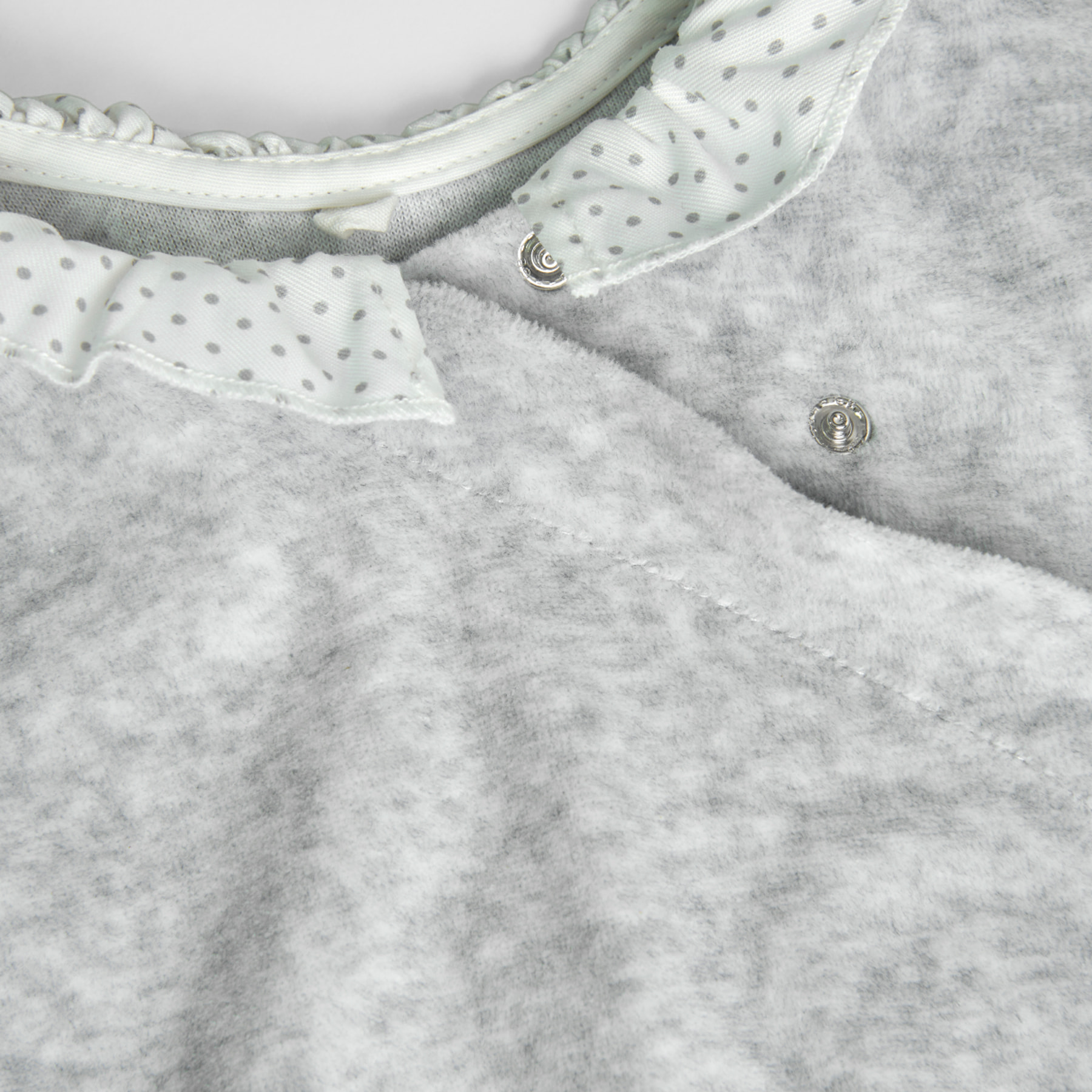 Pelele terciopelo de bebé niña -BCI