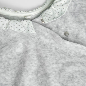 Pelele terciopelo de bebé niña -BCI