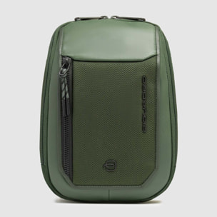 Piquadro Borsello uomo porta iPad®mini in tessuto riciclato