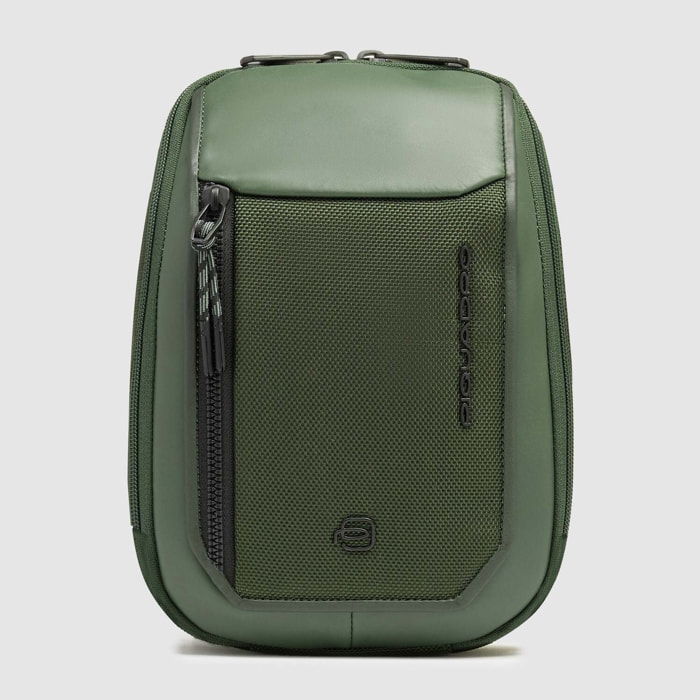 Piquadro Borsello uomo porta iPad®mini in tessuto riciclato