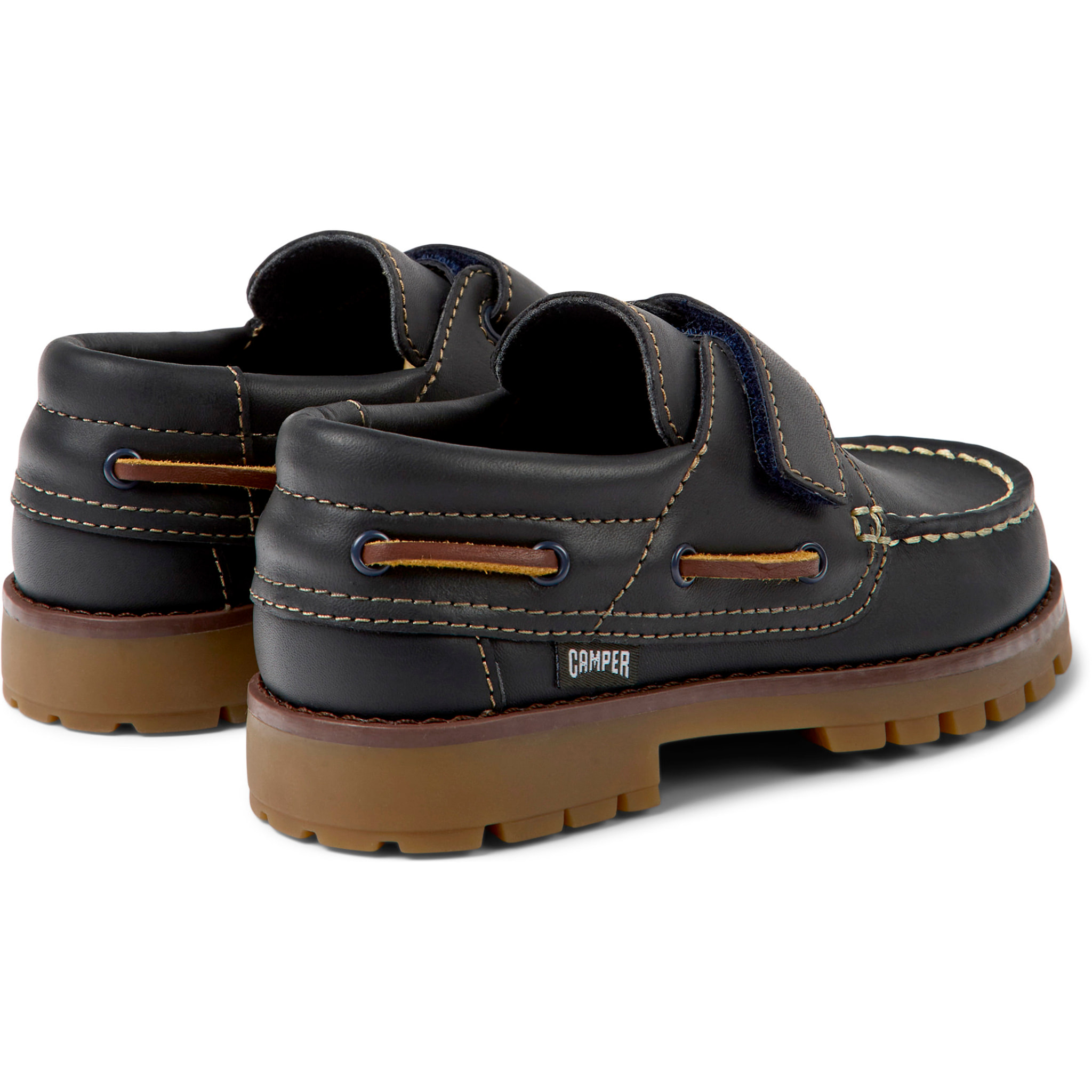 Scarpe stringate - CAMPER Compas - Marrone - Pelle liscia