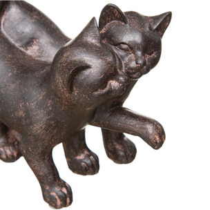Statue 2 chats Lenny H.15cm résine