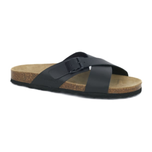 SANDALIA CÁDIZ BABUNKERS NEGRO