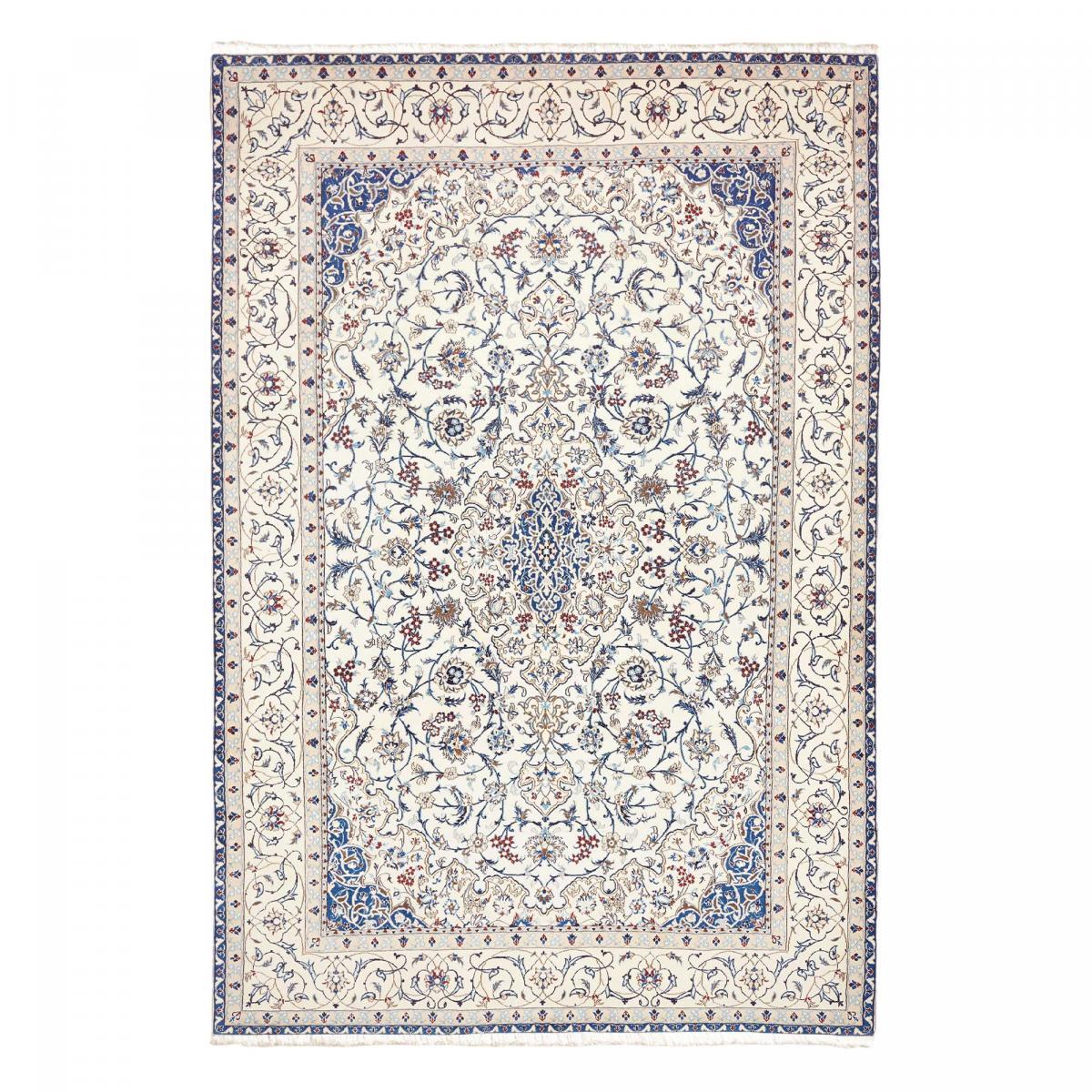 Tapis d'orient, motif oriental noué main en laine et soie