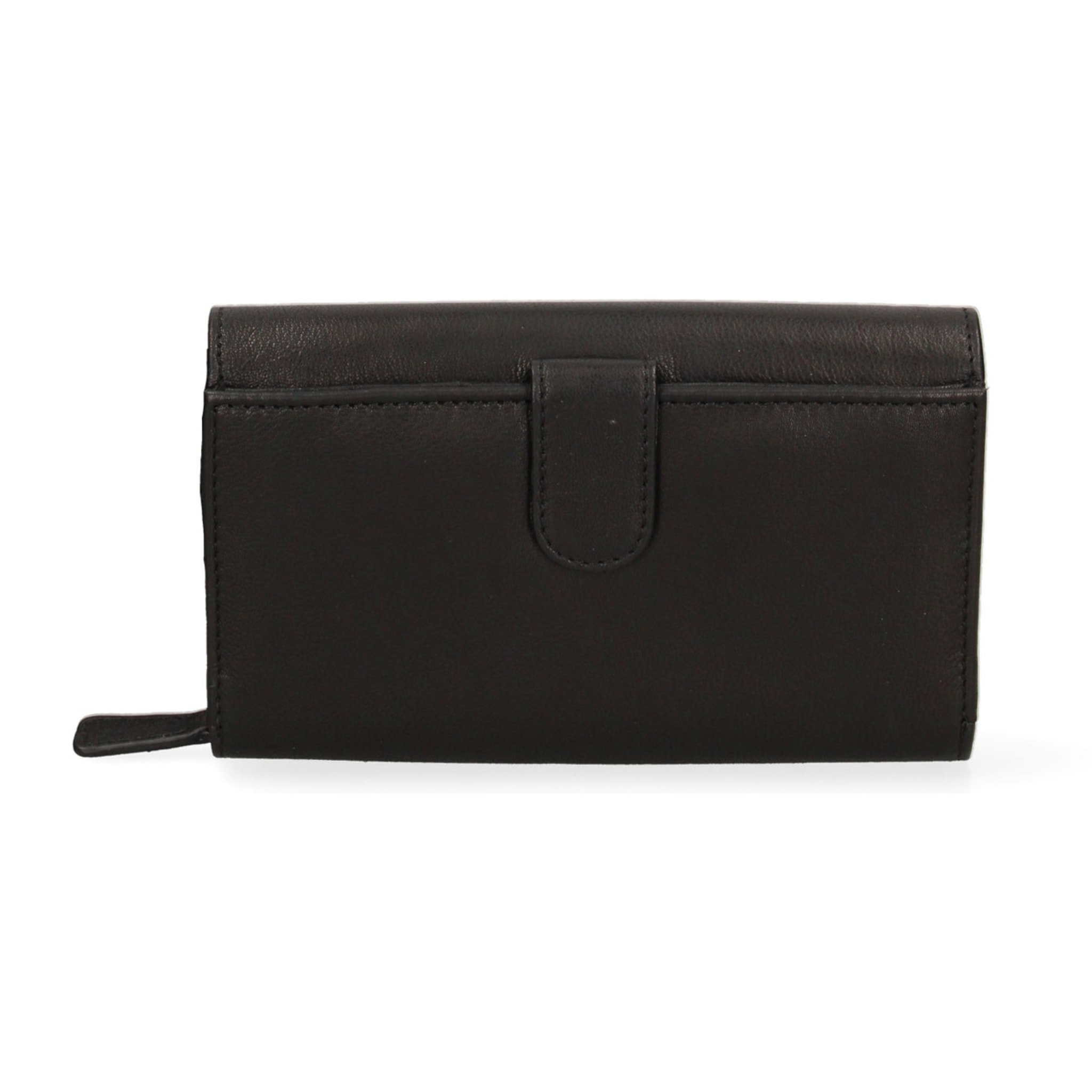 Portafoglio donna in vera pelle - Modello False - Casual - 17.0 x 10.0 x 4.0 cm