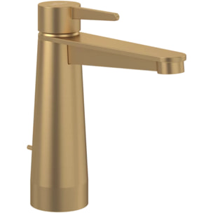 Mitigeur lavabo Conum ouverture dessus avec tirette Chrome Brushed Gold