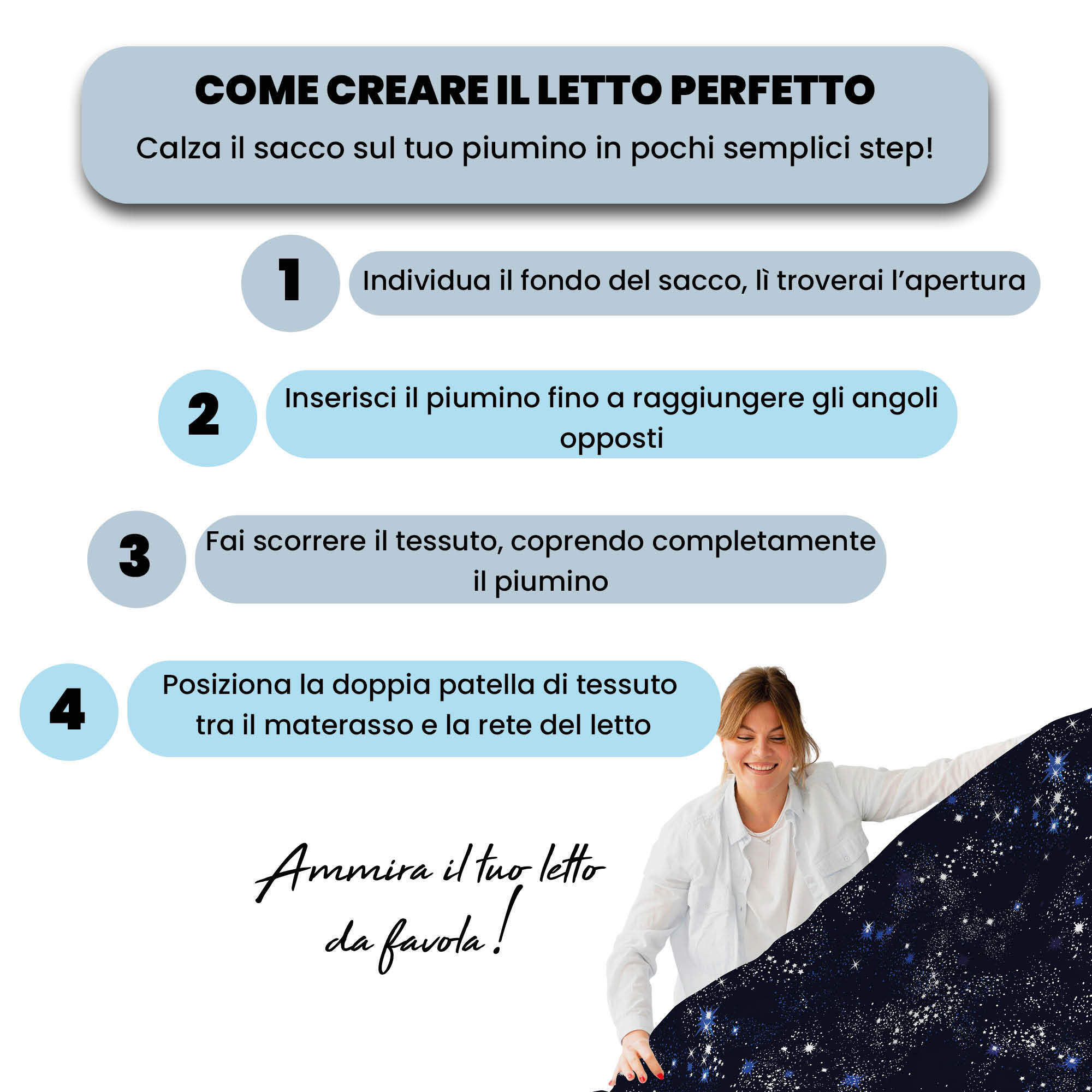 COPRIPIUMINO FASHION, 100% Microfibra, No Stiro - ORIONE