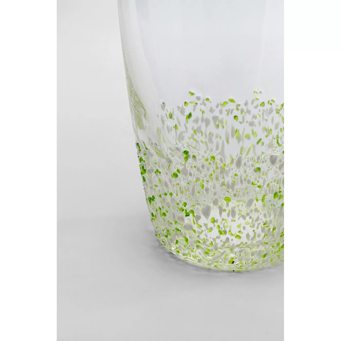 Verres à eau Confetti verts set de 6 Kare Design