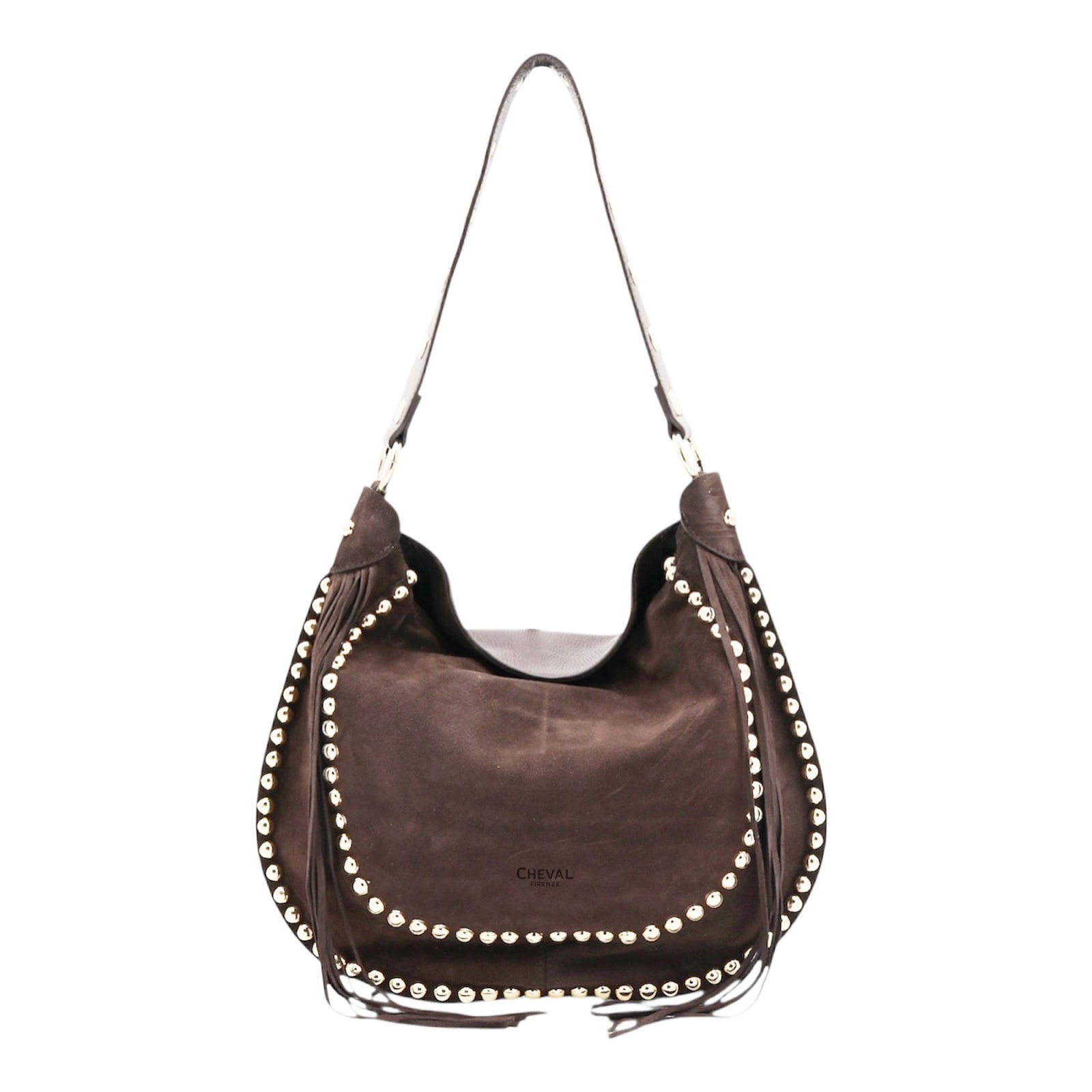 Bolso de hombro Cheval Firenze Dalia Marrón Oscuro