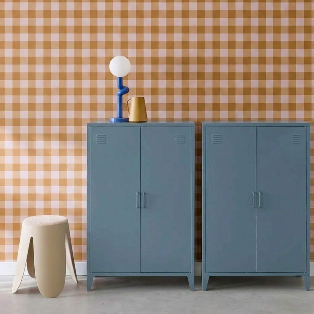 Commode/armoire métal 2 portes (lot de 2) SOHO