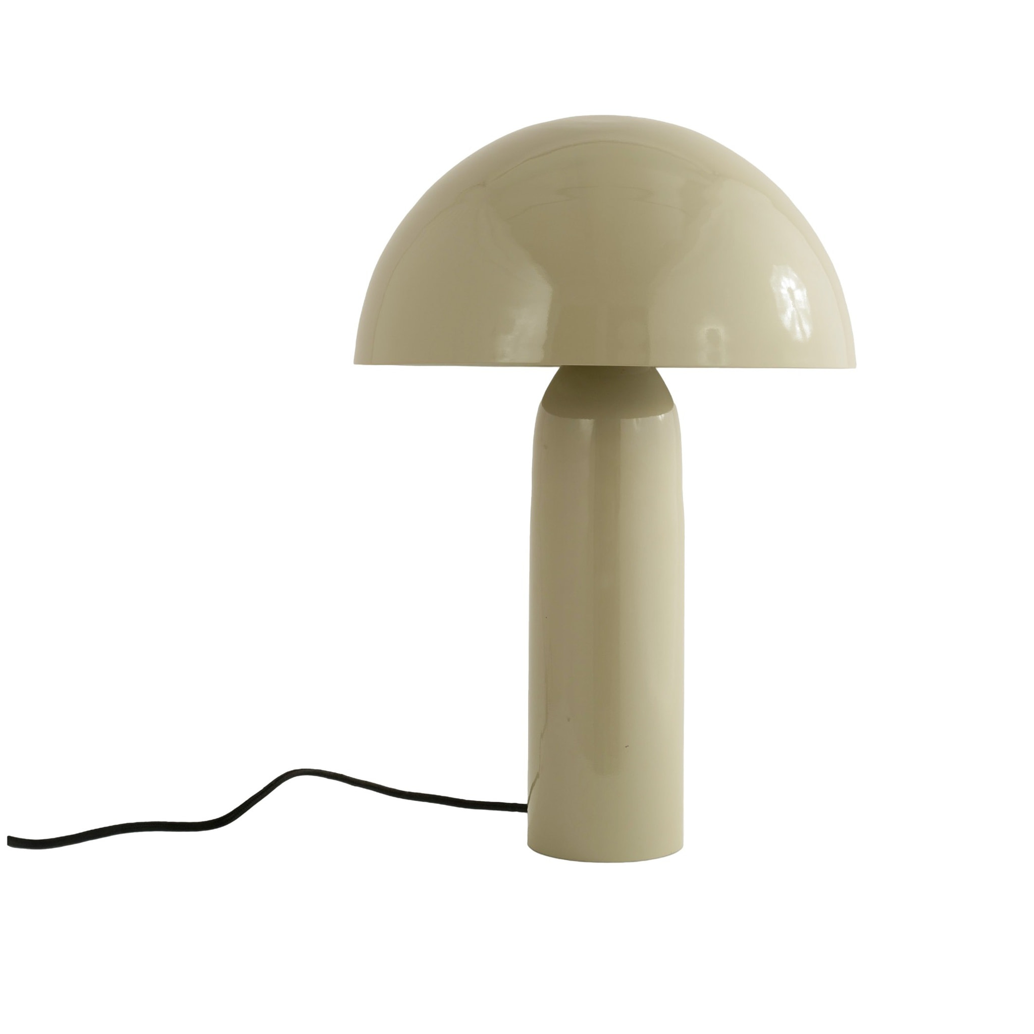 Lampe Enaïs en métal gris argile