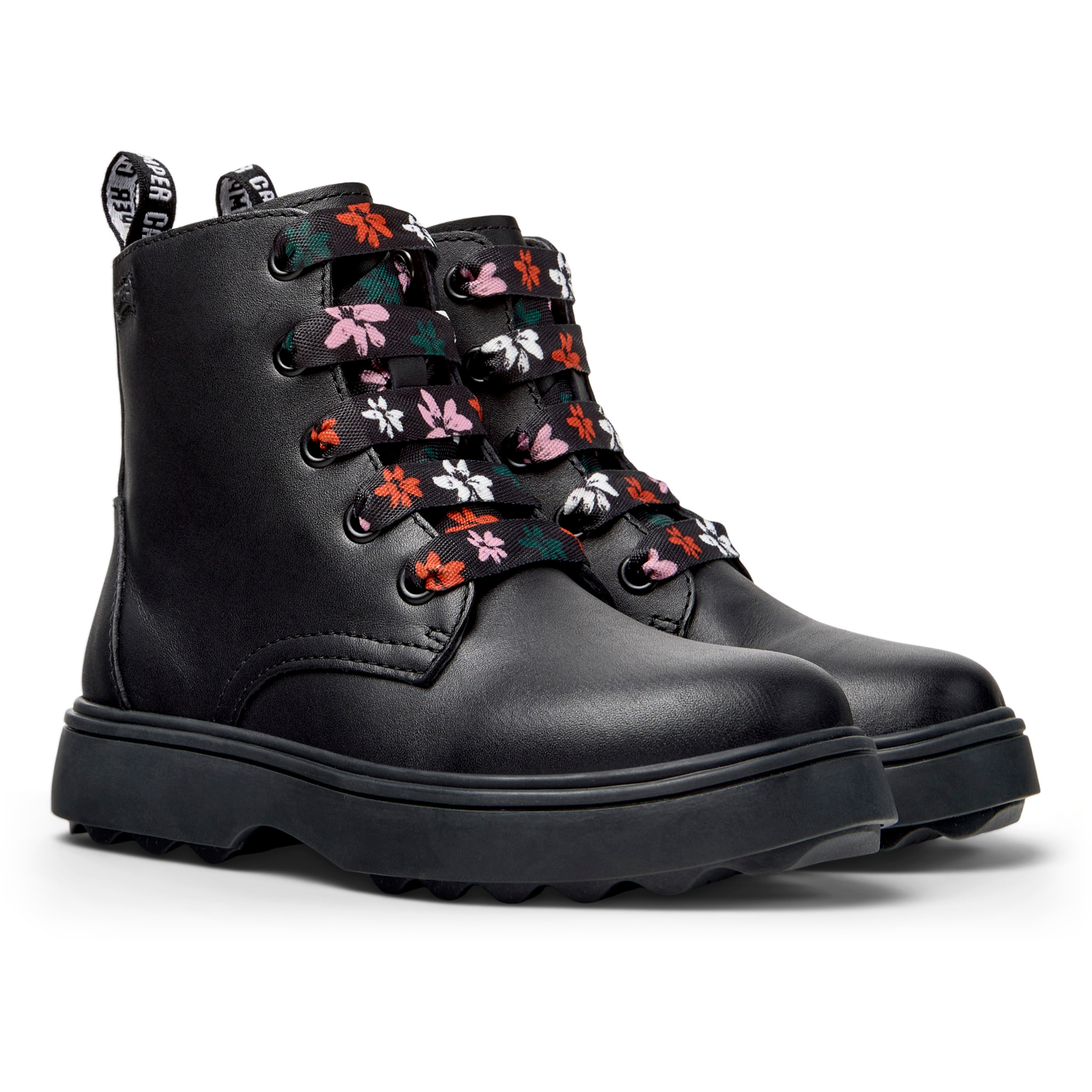 Botines - CAMPER Norte - Negro - Cuero liso