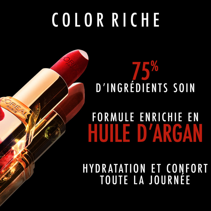 L'Oréal Paris, Rouge à Lèvres Color Riche, 124 - L'Iconique, NU