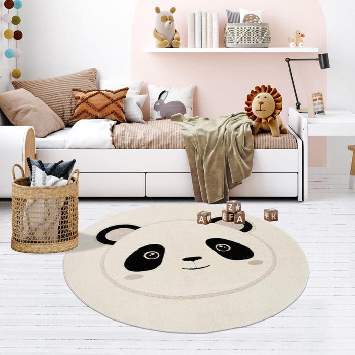 Tapis rond TERU  pour enfant -Facile d'etretien